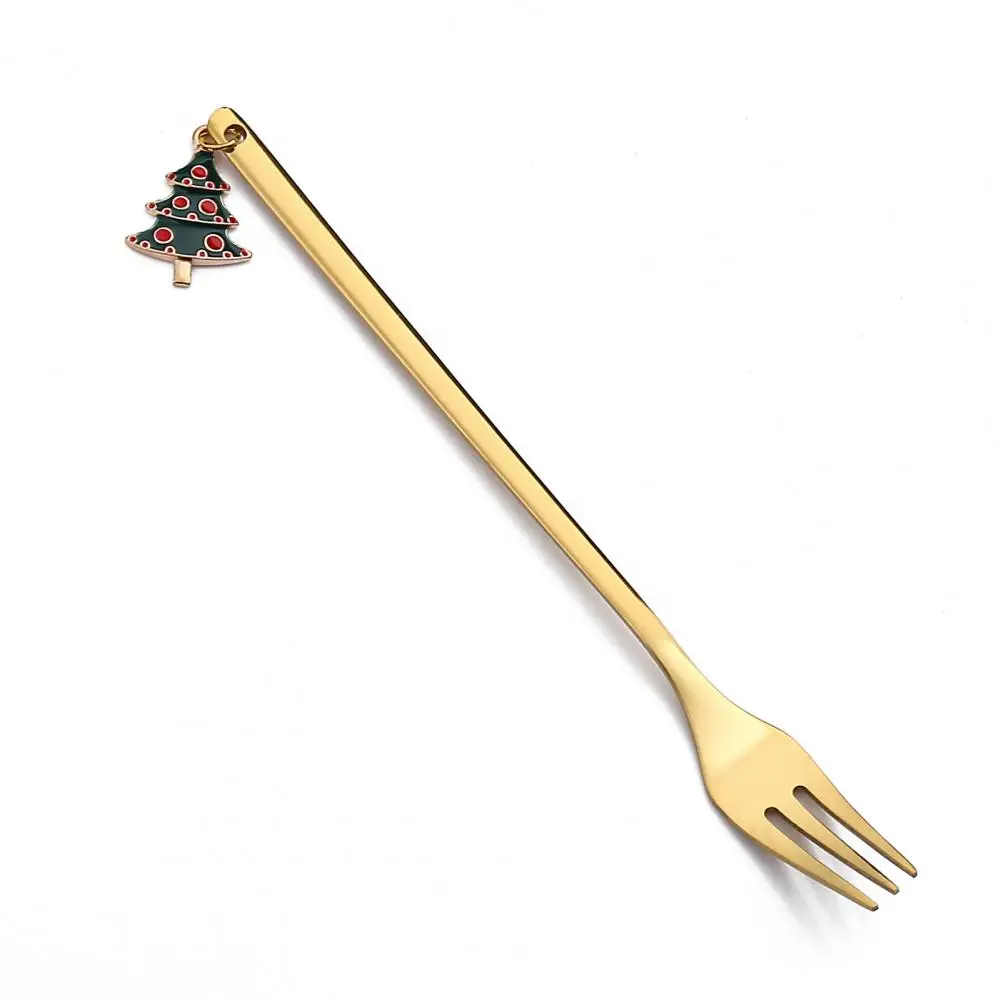 Christmas Party Utensils Christmas Cutlery Set Festive Stainless Steel Cutlery Set with Christmas Decorations for Home