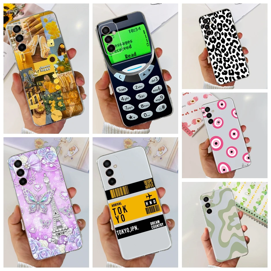 Guscio Protettivo Individuale Per Samsung Galaxy M23 Tpu In Silicone Morbido Per Galaxy M 23 M23 F23 5G Cover Posteriore Originale