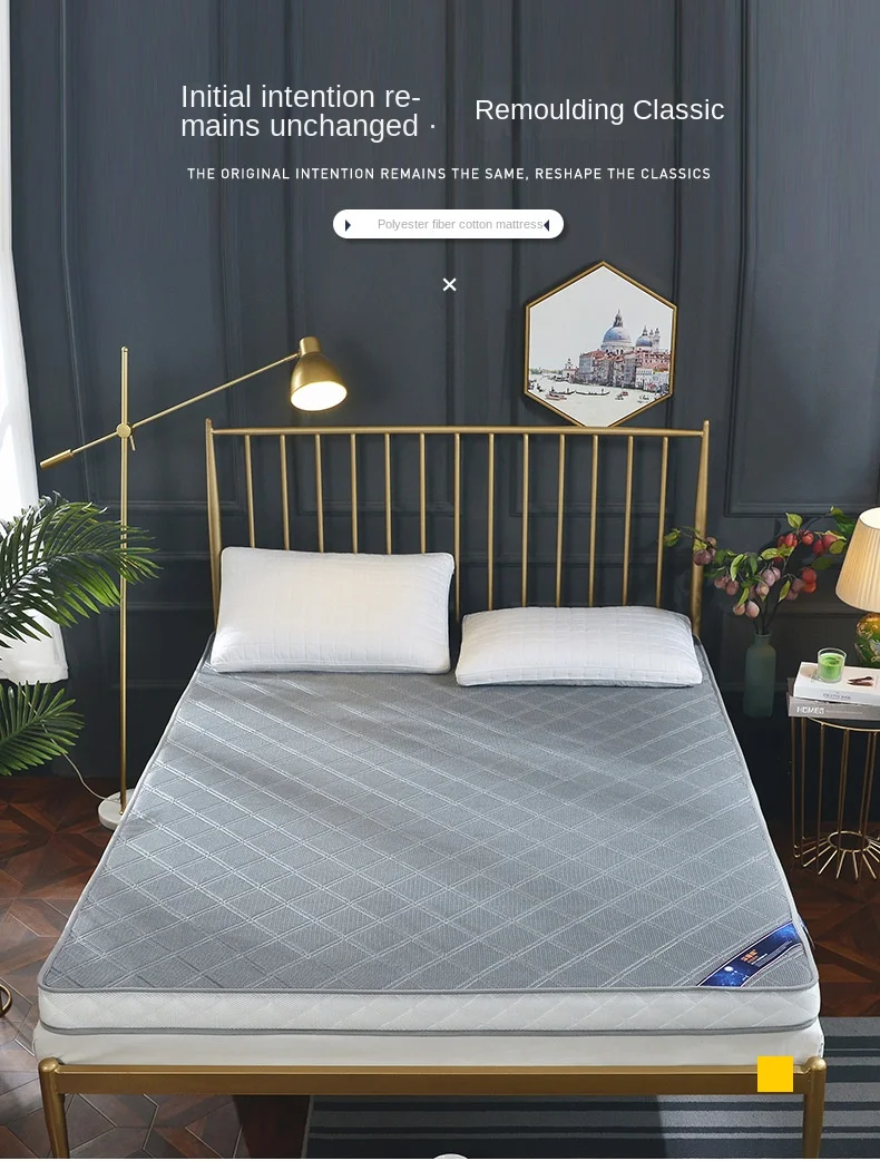 Description Picture 2 of itemTopper Single Mattresses Folding Mattress for Couple Japanese Full Size Futon Tatami To Sleep Bedroom Furniture Bed Pad