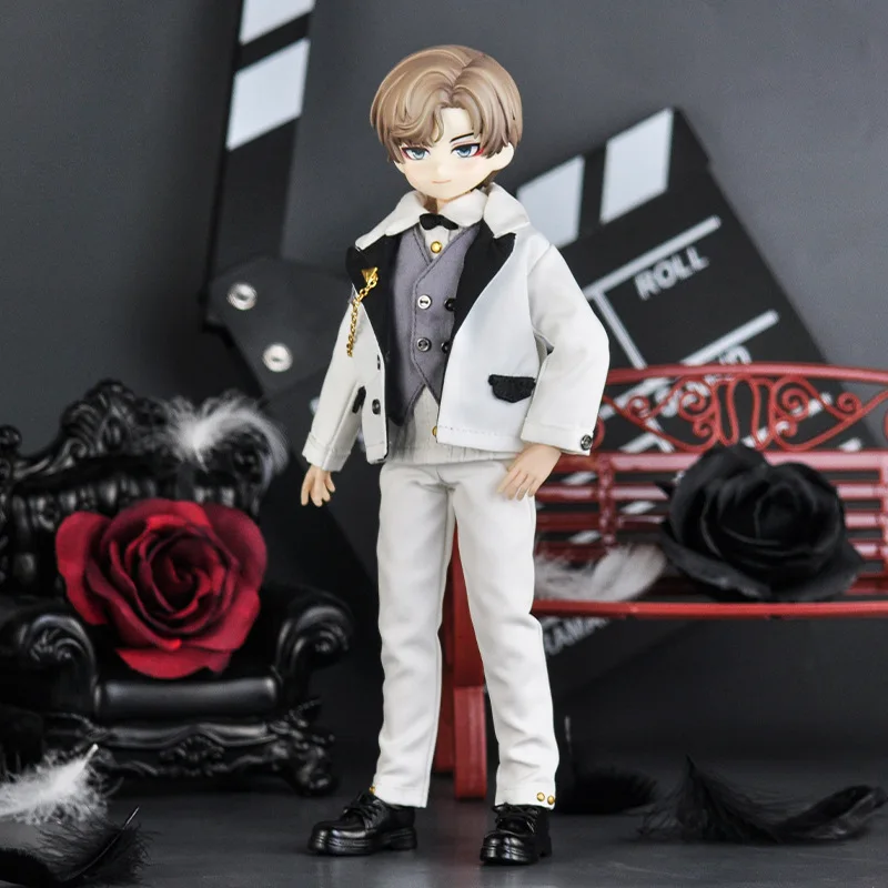 Ob22 Doll Clothes Suit Full Set For Ob24 Ymy23/25 Male Body 1/18bjd 20cm Size Doll Clothes Toy Accessories 2