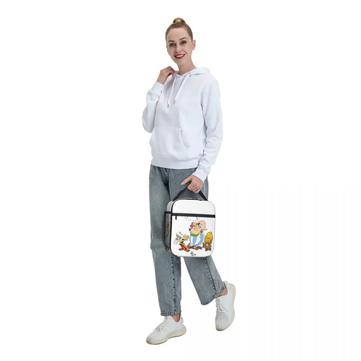 Asterix And Obelix Resuable Lunch Boxes Leakproof French Comic Cooler Thermal Food Insulated Lunch Bag Kids School Children