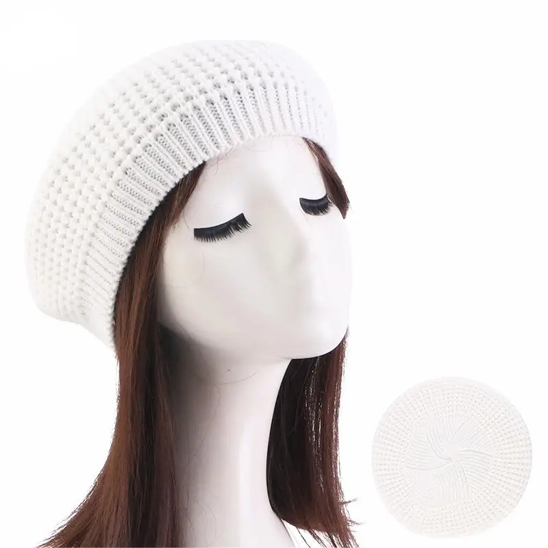 Autumn and winter knitted warm women's beret Skullies & Beanies for girl