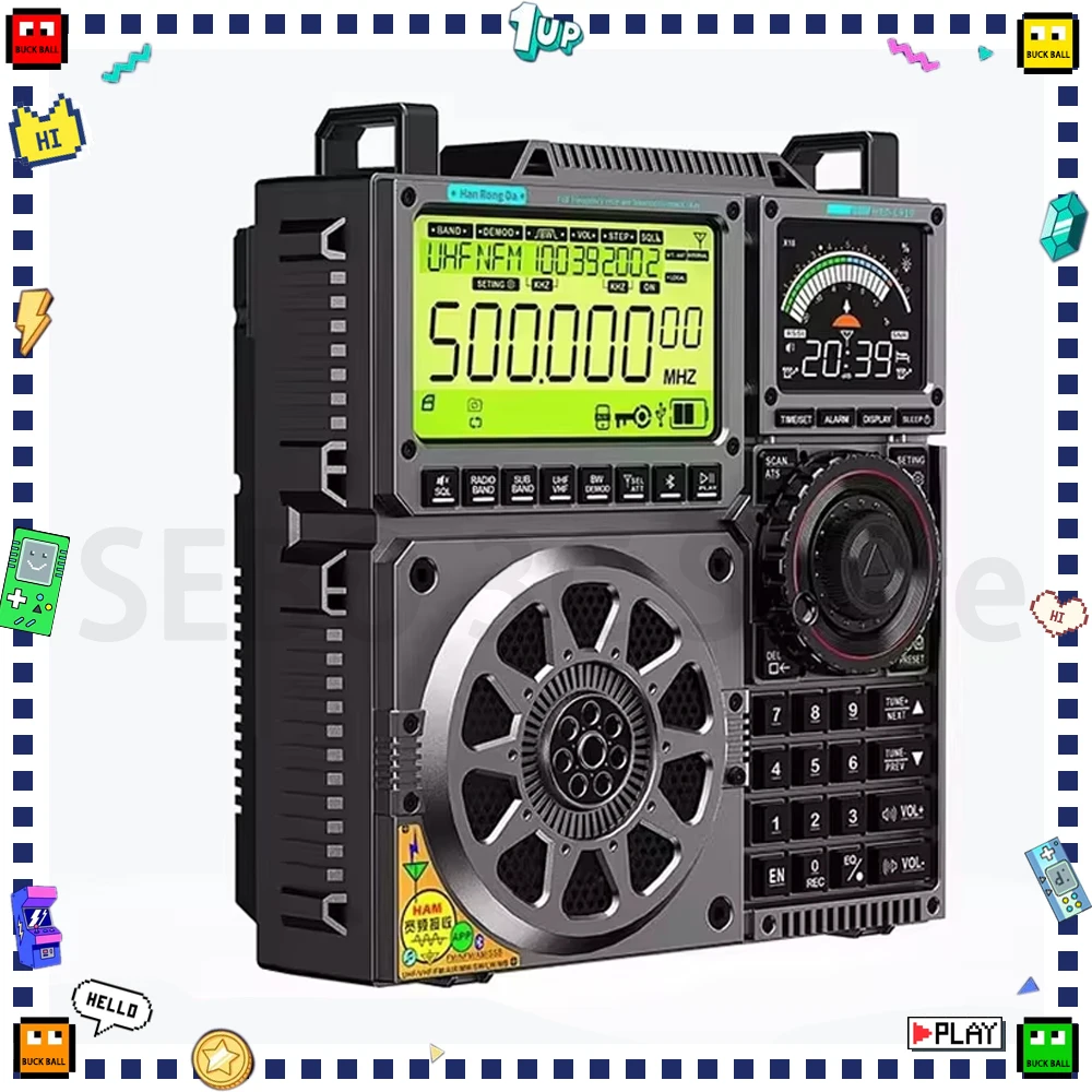 HanRongDa  HRD-C919 短波他　BCLラジオ【期間限定値下げ】 S404b0c5ab78f4253aaf59783bc9d5