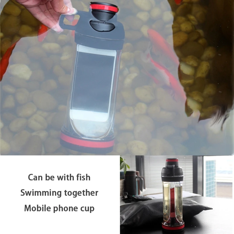 Portable 400ml Water Bottle with Hiding Phone Pocket Secret Pill Organizer Sports Fitness Drinkware sports water bottle portable water bottle