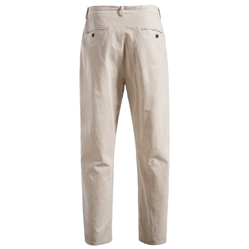 AIOPESON Casual Linen Men Trousers Solid Color  Men's Pants New Spring Autumn High Quality Lightweight Breathable Pants Men 3