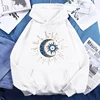 New Vintage Devil's Eye Printing Graphic Hoodie Women Autumn Casual Street Fashion Loose Soft Y2K Streetwear Long Sleeve Clothes 2