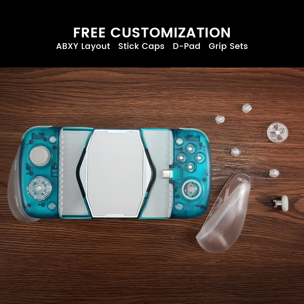 AK03 Mobiele Game Controller – Met Koelventilator, Triggers, Voor Telefoons 67-88 Mm Breed