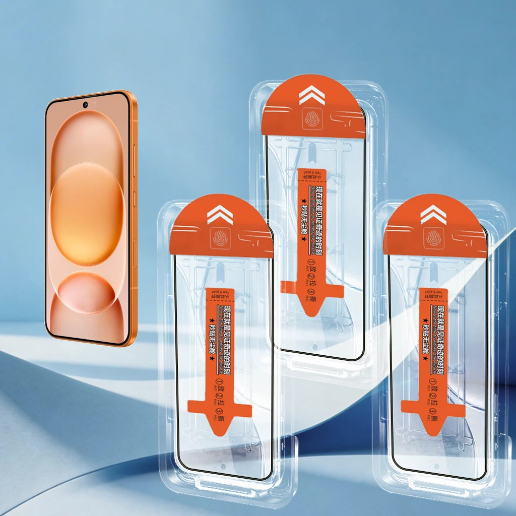 Premium Tempered Glass Screen Protector Set - Easy Install, Dust-Free, HD Clarity