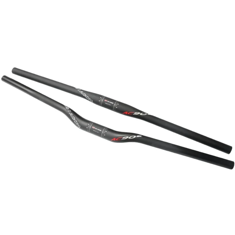 Mountain/City/Fold Bicycle Matte UD Full Carbon Fibre Handlebar Carbon Bar Flat Rise MTB Bike Light Parts 31.8*600-760mm Bicycle Handlebar