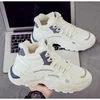 Men Casual Sneaker New Plush Lining Sports Shoes Reflected High Top Male Students Running Thick Soled Lace Up Cotton Shoes 2