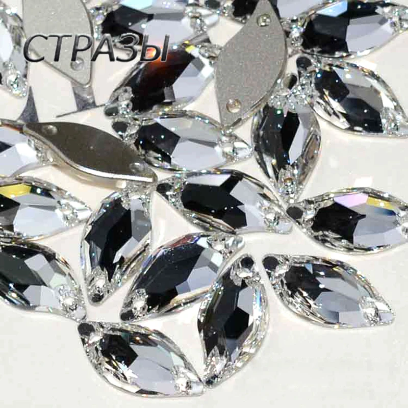 Crystal Glass Rhinestones Clothing  Glass Rhinestones Flatback Sewing -  High Quality - Aliexpress