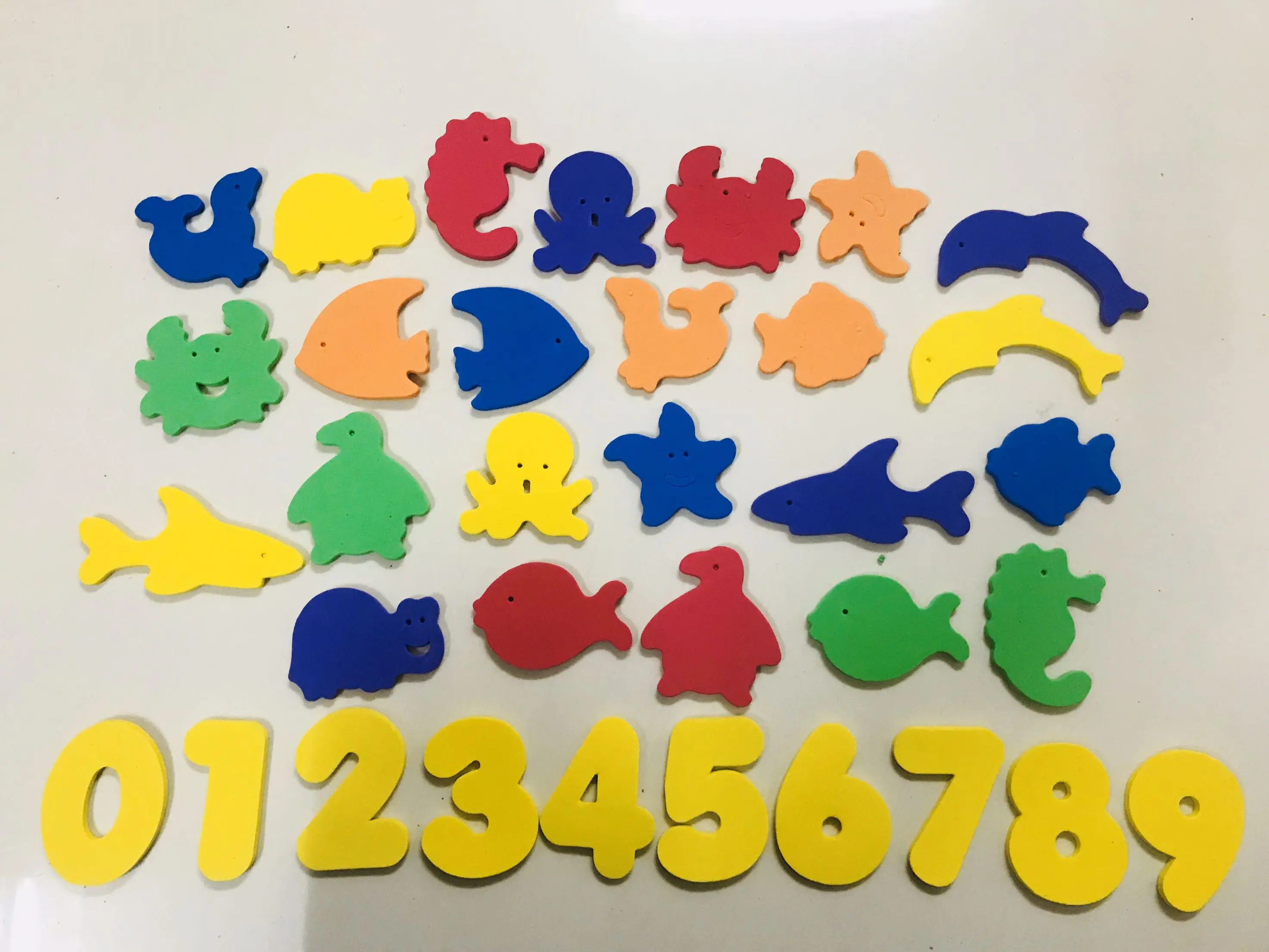 Educational Puzzle Bath Toys Kids Baby Alphabet Bathing Toy Letter Alphanumeric 