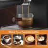 Aeomjk European Standard Semi-Automatic Espresso Machine 20 Bar, Professional Coffee Machine Cappuccino Latte Machine with Steam Milk Frother, Espresso Machine with 1.5L Detachable Water Tank 5