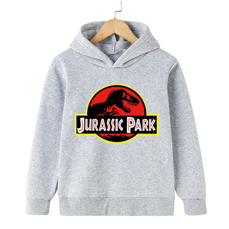 

Baby Boy Girl Dinosaur Clothes Winter Autumn Jurassic World Hoodies Pullover Kids Cotton Sweatshirt Children's Dinosaur Clothing
