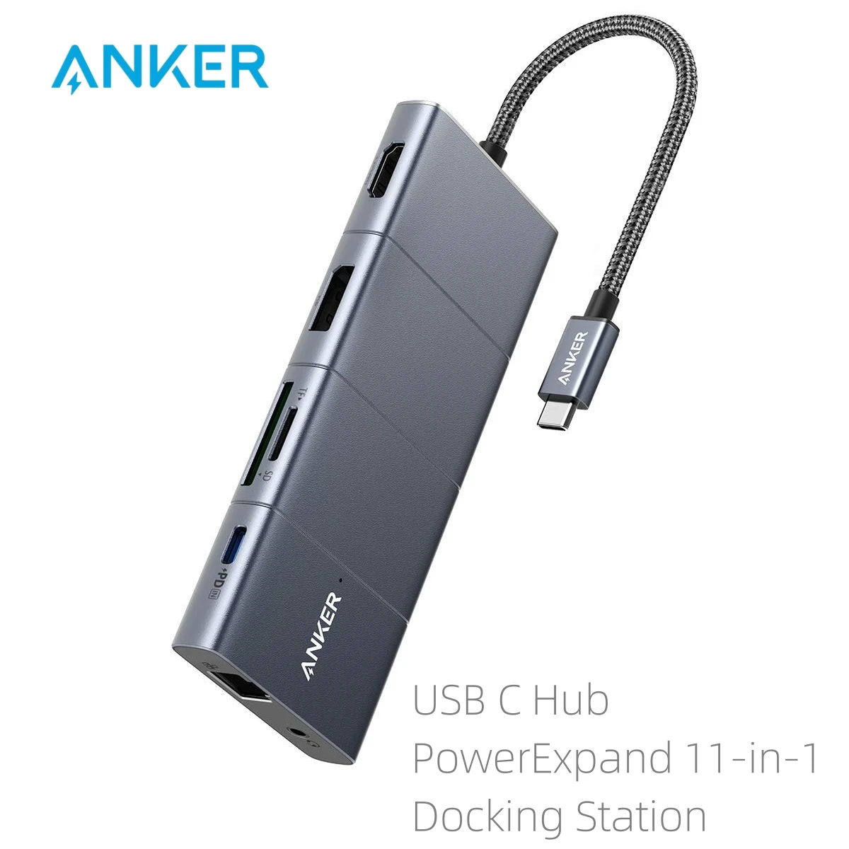 Anker USB C Hub, PowerExpand 3-in-1 USB C Hub