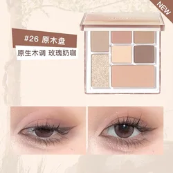 Judydoll Playful Eyeshadow Palette - 7 Shades of Matte, Shimmer, and Glitter, Long - Lasting, Blendable, Waterproof Formula - 8.5g (26 Natural)