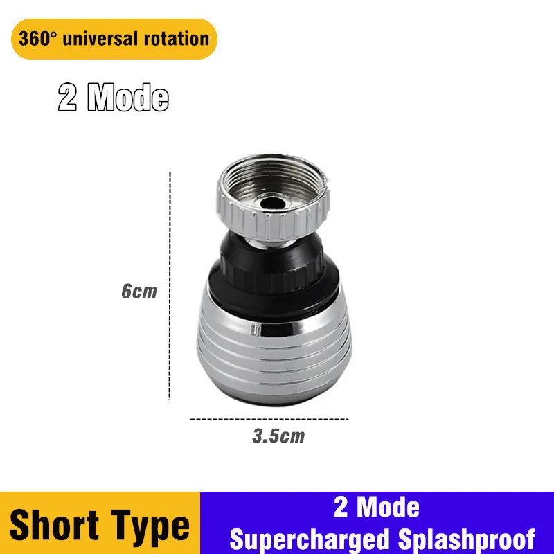 360° Rotating Sink Faucet Extension with Water Saving Filter