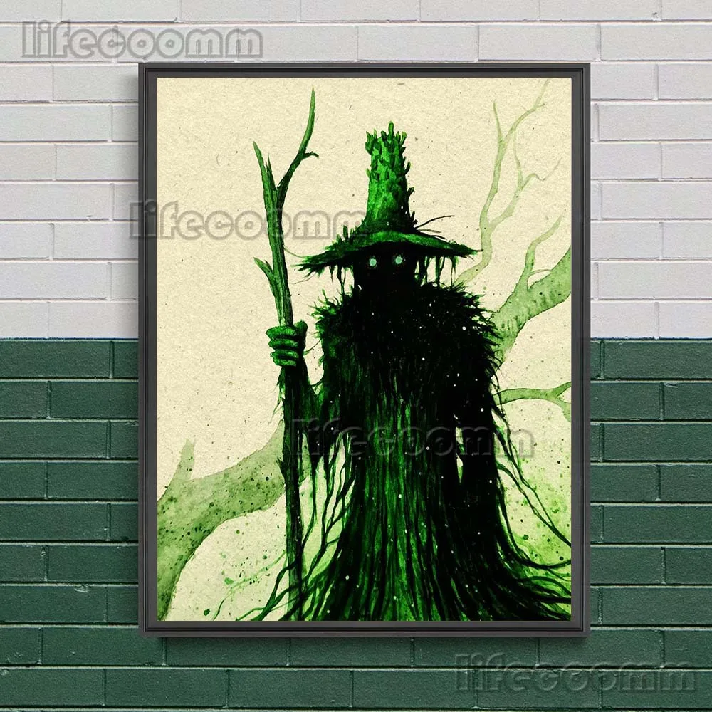 Mystical Creature Vintage Wall Art Canvas Poster
