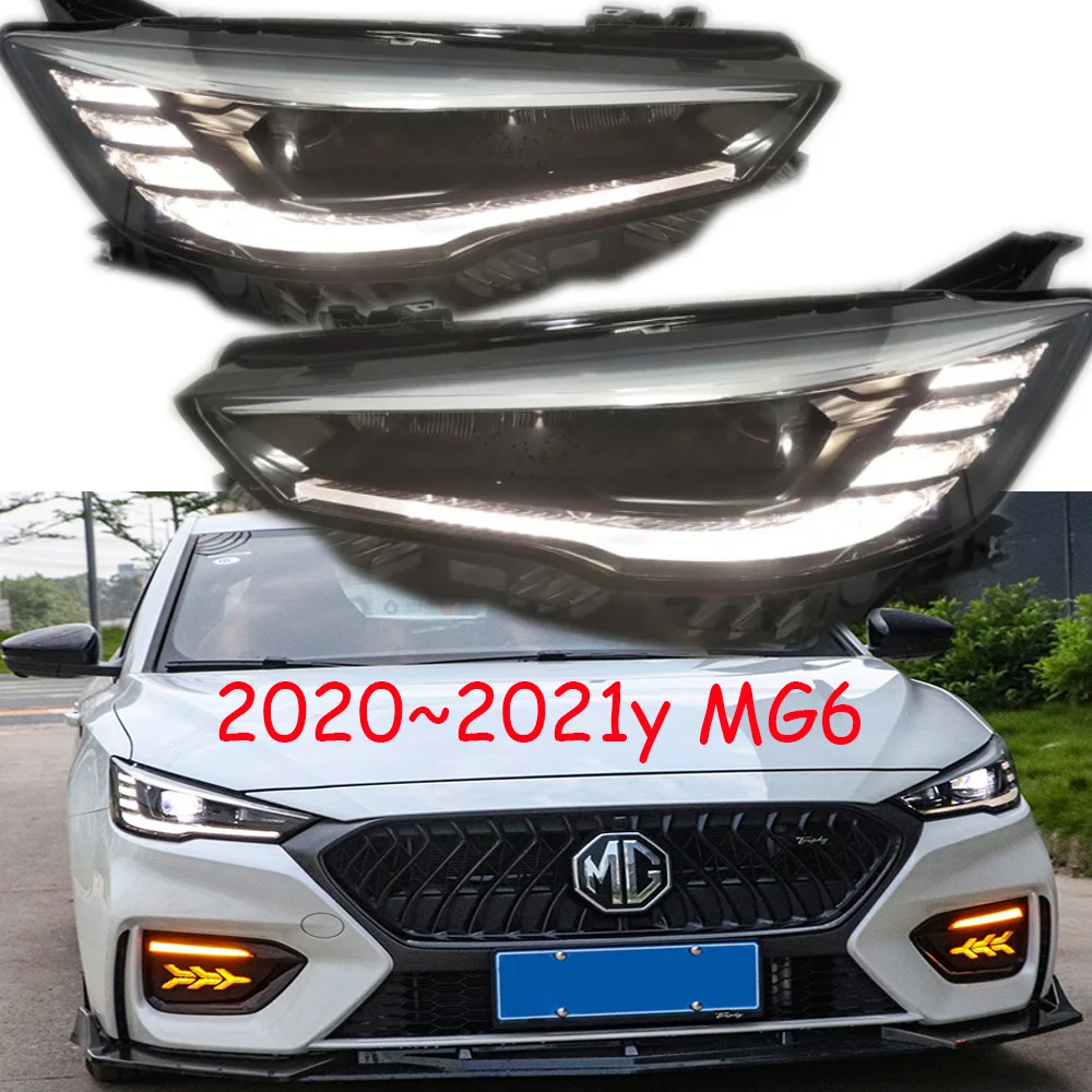 

1pcs car bumper MG 6 headlamp for MG6 headlight 2020~2021y car accessories head lamp MG6 fog lamp