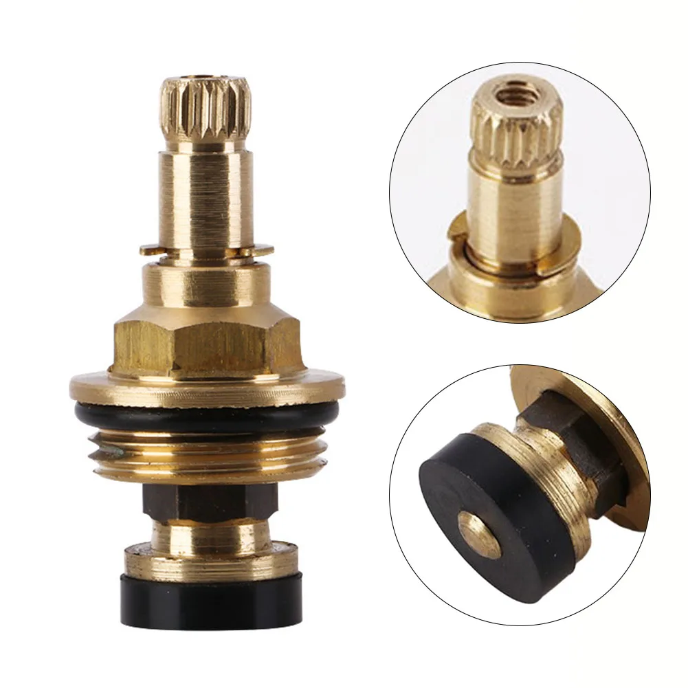 Brass Spool Faucet Hot And Cold Water Spool G1/2 Kitchen Sink Mixer Tap Stream Sprayer Head