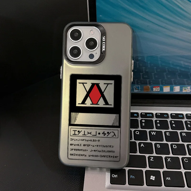 Black Anime Hunter x Hunter Matte Back Phone Case