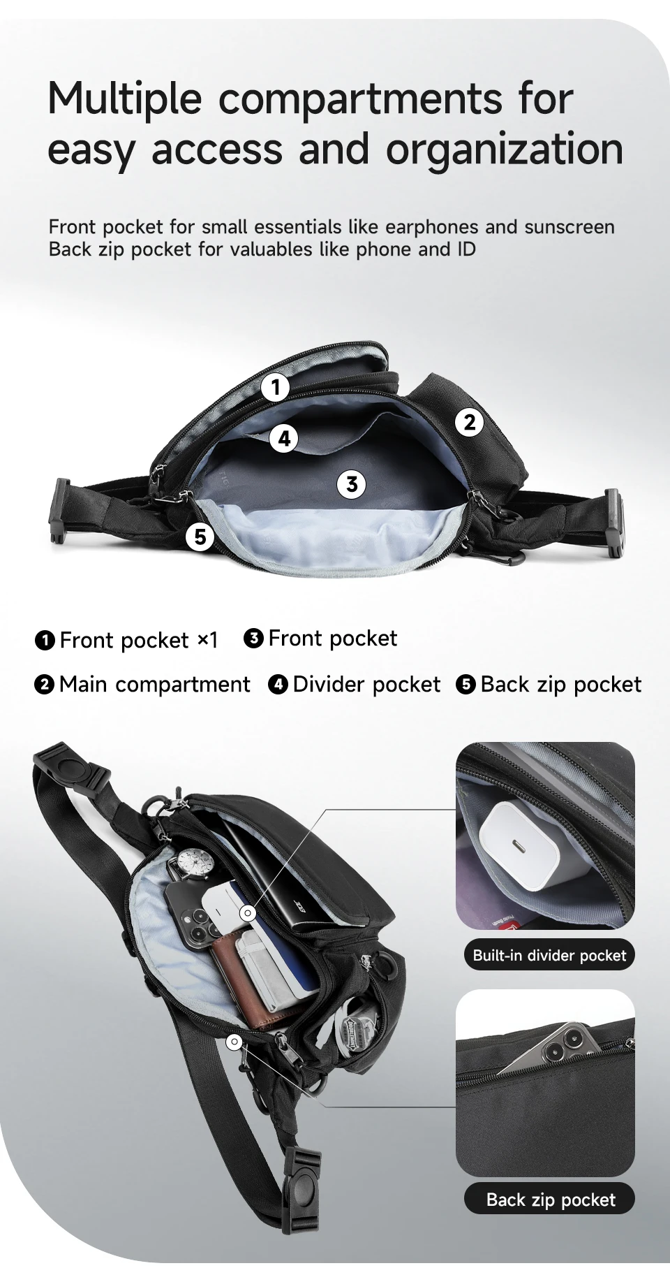 Tigernu 3L Chest Bag Image 6