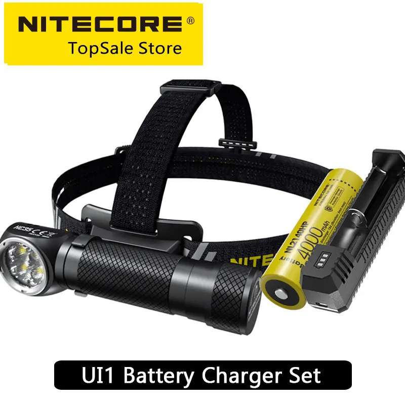 

Sale NITECORE HC35 USB Rechargeable Flashlight L-shpe Headlamp 2700LM Metal Magnetic Headlight Searchlight 21700 4000mAh Battery