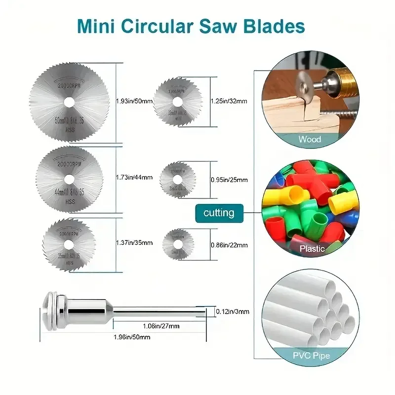 7pcs High-Speed Cutting Blades