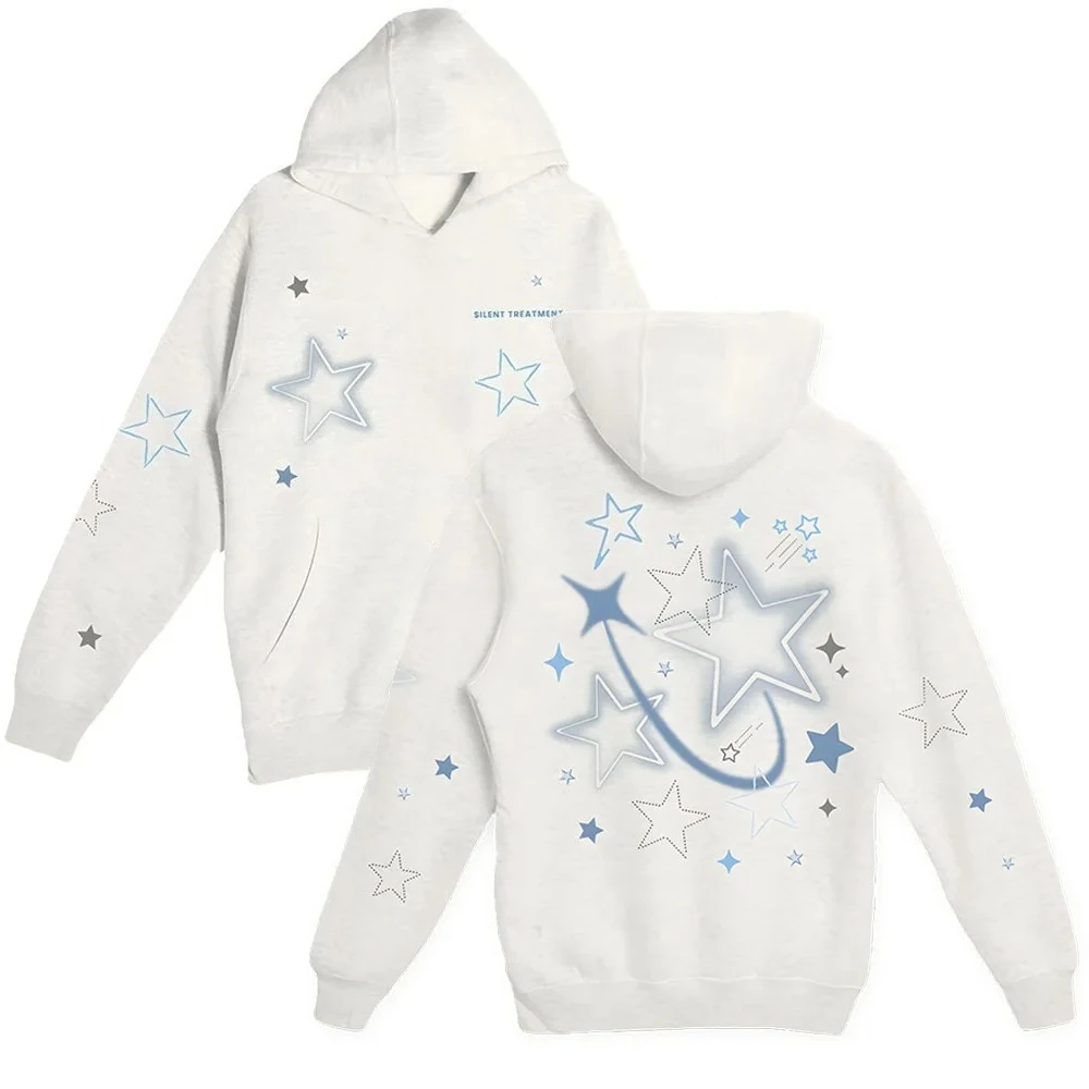Silent Treatment Hoodies Freya Skye Modekleidung Winter Frühling Fleece Langarm Kapuzenpullover Herren Damen Pullover