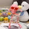 Halloween Toy Wind-up Dancing Skeleton Toy Kids Toddlers Mini 3D Print Shaking Skull Spring Clockwork Toy Funny Halloween Gifts 4