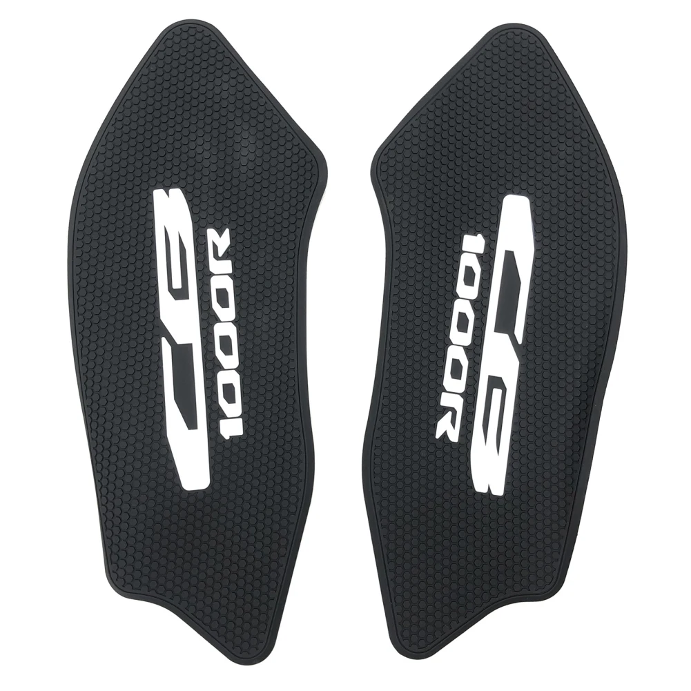 2pcs Motorcycle Fuel Tank Knee Pad Side Panels Anti-slip Stickers Heat Insulation Protector Compatible For HONDA  Cb1000r 2pcs motorcycle fuel tank side stickers heat insulation knee pad protector compatible for cb500x modified parts