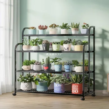 Portafiori Balcone Soggiorno Portaoggetti in ferro battuto dal pavimento al soffitto 2025 Nuovo portafiori succulente per vasi di fiori 1