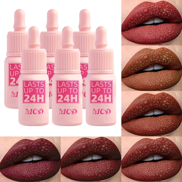 19 Colors Non-stick cup Velvet Satin Gloss Lip Glaze Liquid Matte Lipstick Waterproof Lip Tint Makeup for Women Gift Lip Cosmeti