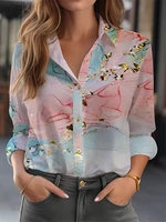 Elegant Shirt Women Fashion Temperament  Blouse Long Sleeve Shirt Women New Casual Shirt - Image 2