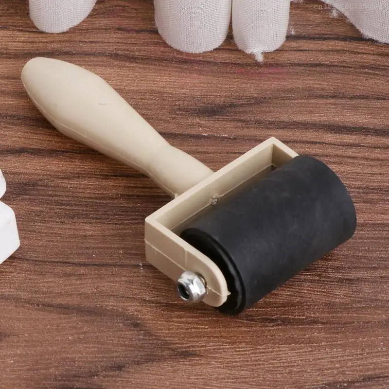 3.5cm Heavy Duty Hard Rubber Roller Printing Screen Plastic Frame Craft Tool printing screen roller F1FB