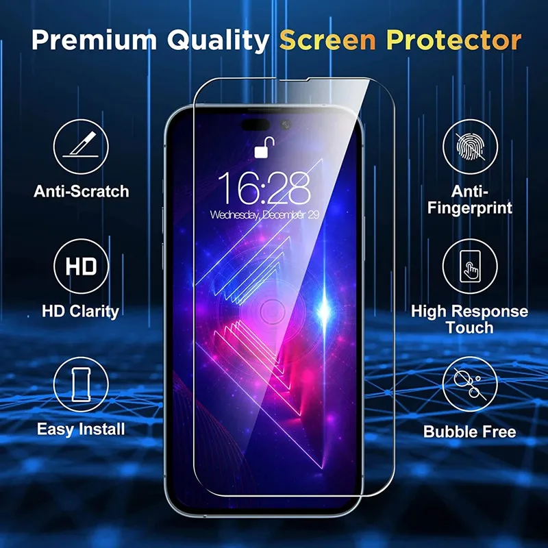 Protector Camera Iphone 13 14 Pro Max Mini Tempered Glass Full Cover Lens -  Screen Protectors - Aliexpress