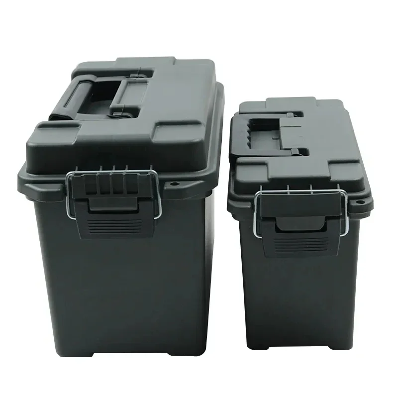 Ammo Box Plastic Weapons Safe Storage Lightweight High Strength Accessory Crate Storage Case Bullet Safety