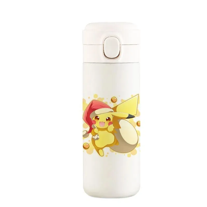 Thermos Funtainer Pokemon Pikachu Metal Water Bottle Red