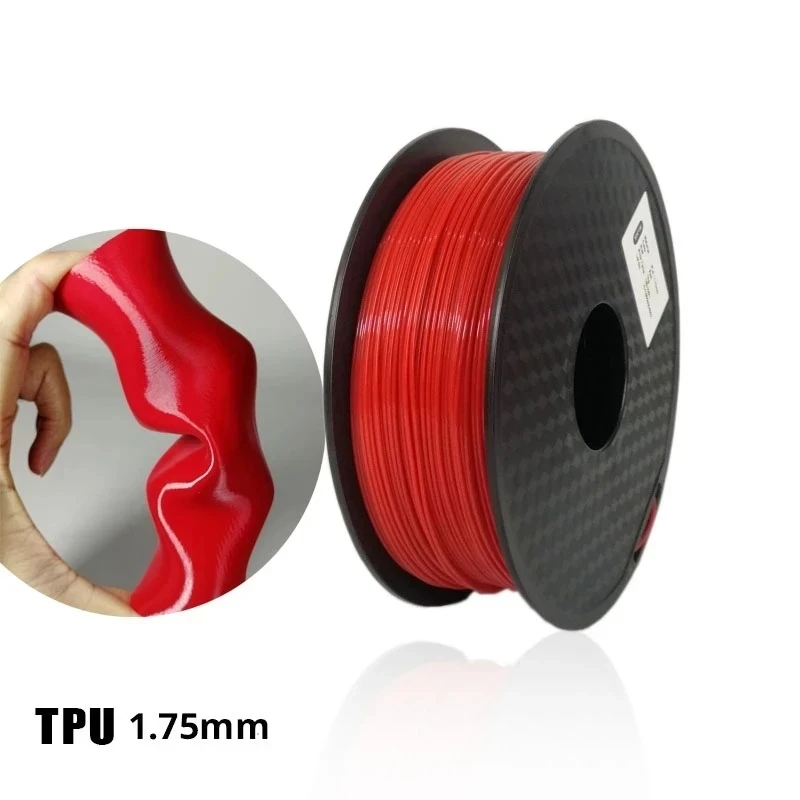 3D Printer TPU Filament 1.75mm Flexible TPU 1kg 500g 250g Plastic