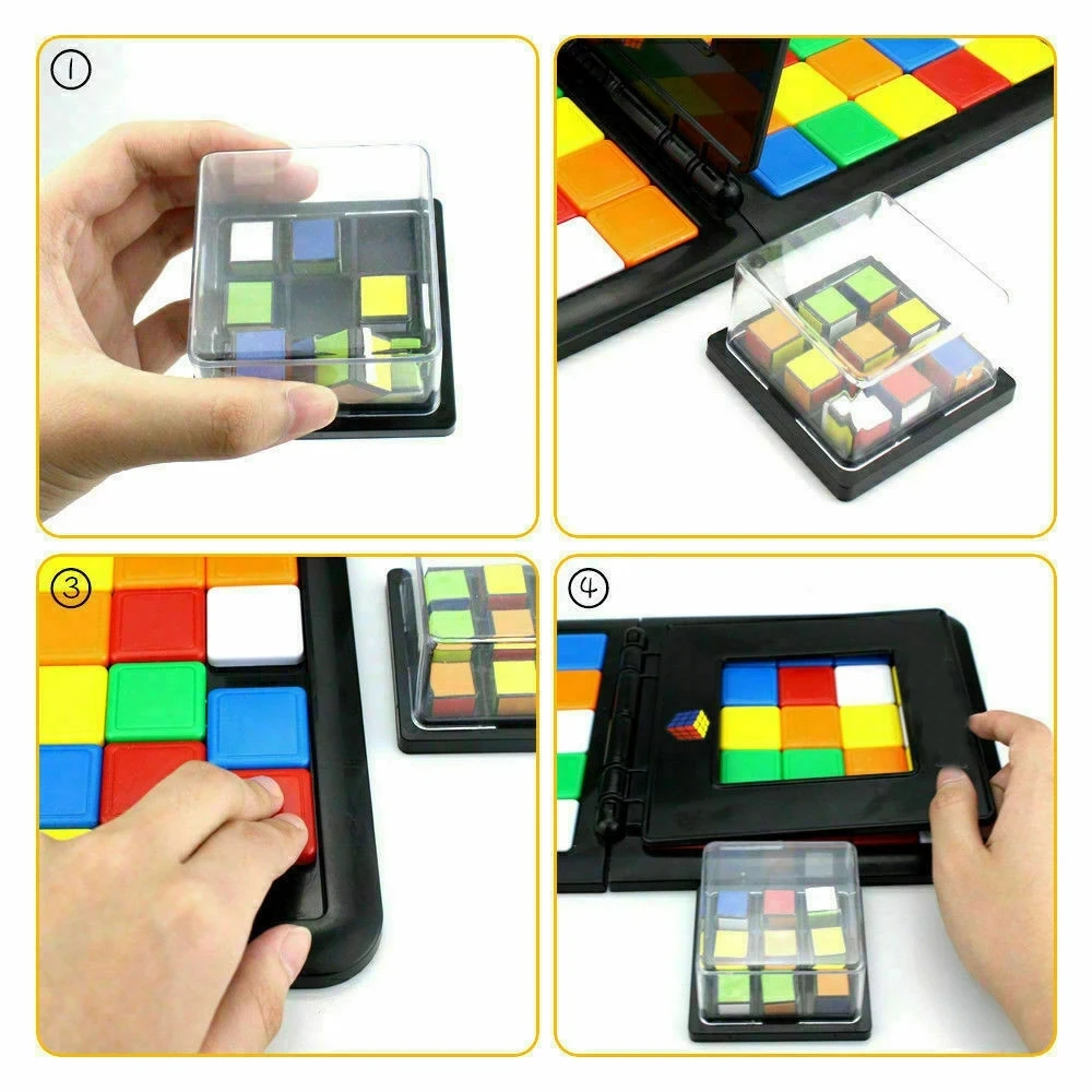 Kids Color Battle Square Race Game Parent-Child Square Desktop Puzzles Learning Educational Toys Anti Stress Boys Girls Gifts educational toys