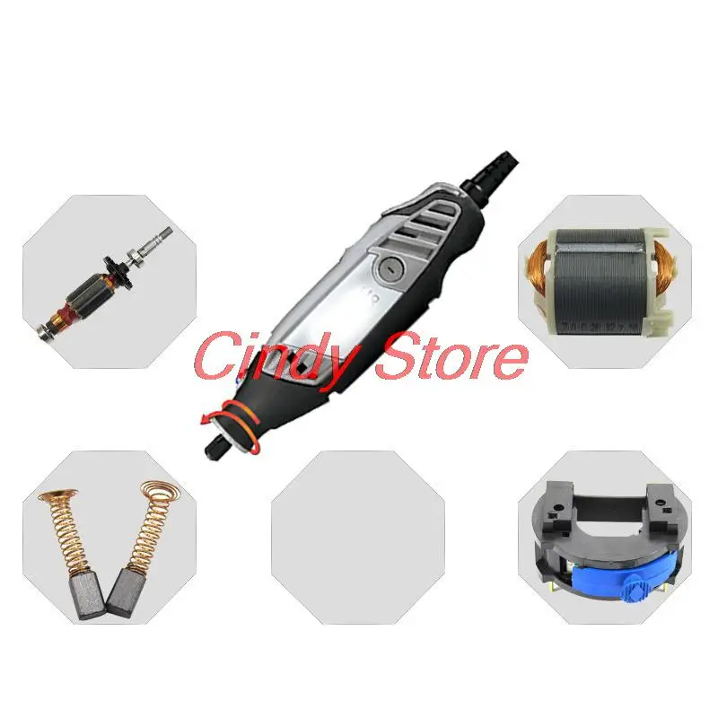 1PC Power Tool Parts Replace for Bosch dremel Engraving Machine 3000 Rotor Stator Carbon Brush Switch Speed Regulation longer laser b1 30w laser engraver cutter 6 core laser head 33 36w power output 450 x 440mm engraving area