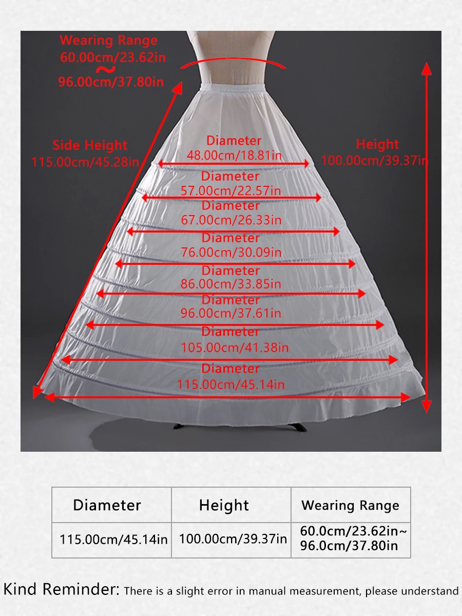 Petticoat Under Wedding Dress, Bridal Dress Long Underskirt For Women, Multiple steel rims Crinoline For Complementos De Boda