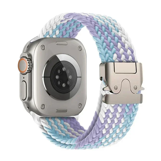 Braided Solo Loop Strap for Smartwatches - Premium Elastic Band Design