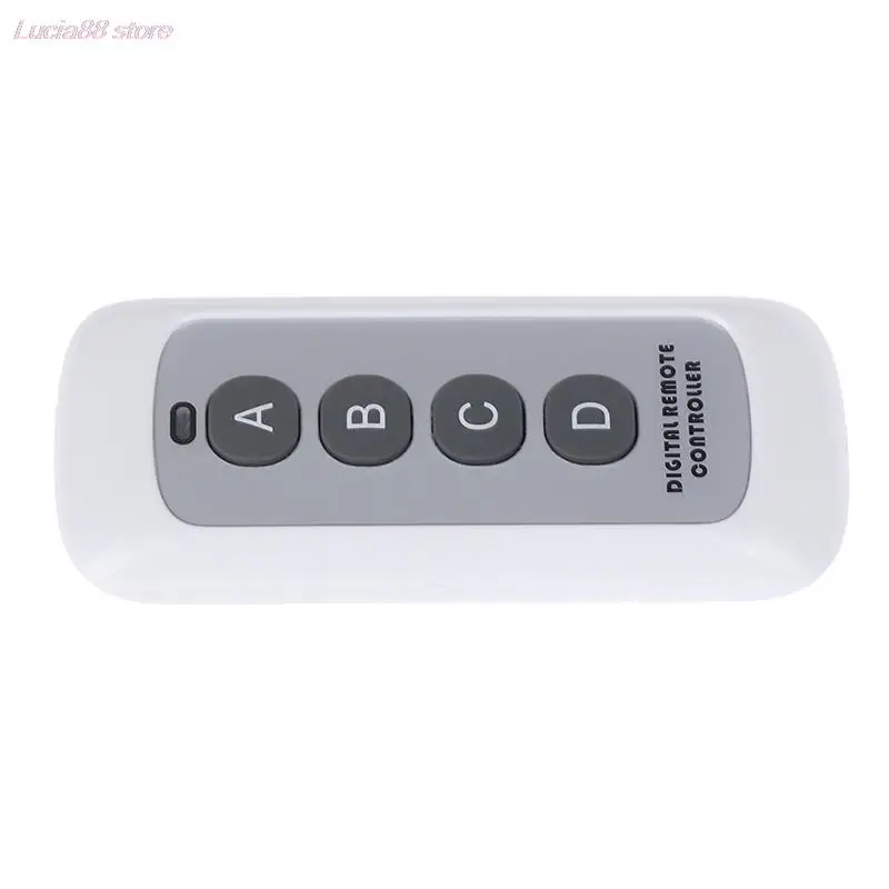 원격 제어 스위치 RF 송신기 무선 키, 스마트 홈 차고 도어 오프너, 핫 433MHz, 4 버튼 EV1527 코드