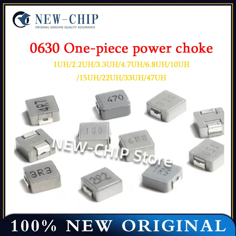 

10PCS/LOT 0630 One-piece SMD Power Inductor 1UH 2.2UH 3.3UH 4.7UH 6.8UH 10UH 15UH 47UH New original