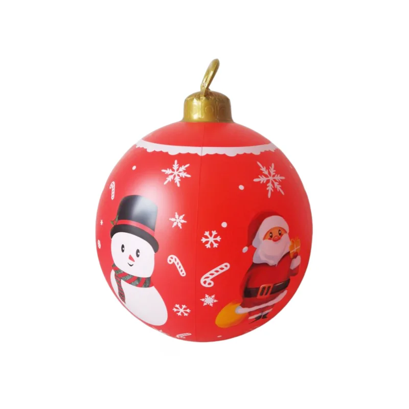 thumbnail image 1 of Globo inflable de Navidad para decoración de jardín, PVC, impermeable, para exteriores, patio, boda, decoración navideña, globo de 60 cm, 1 of 5