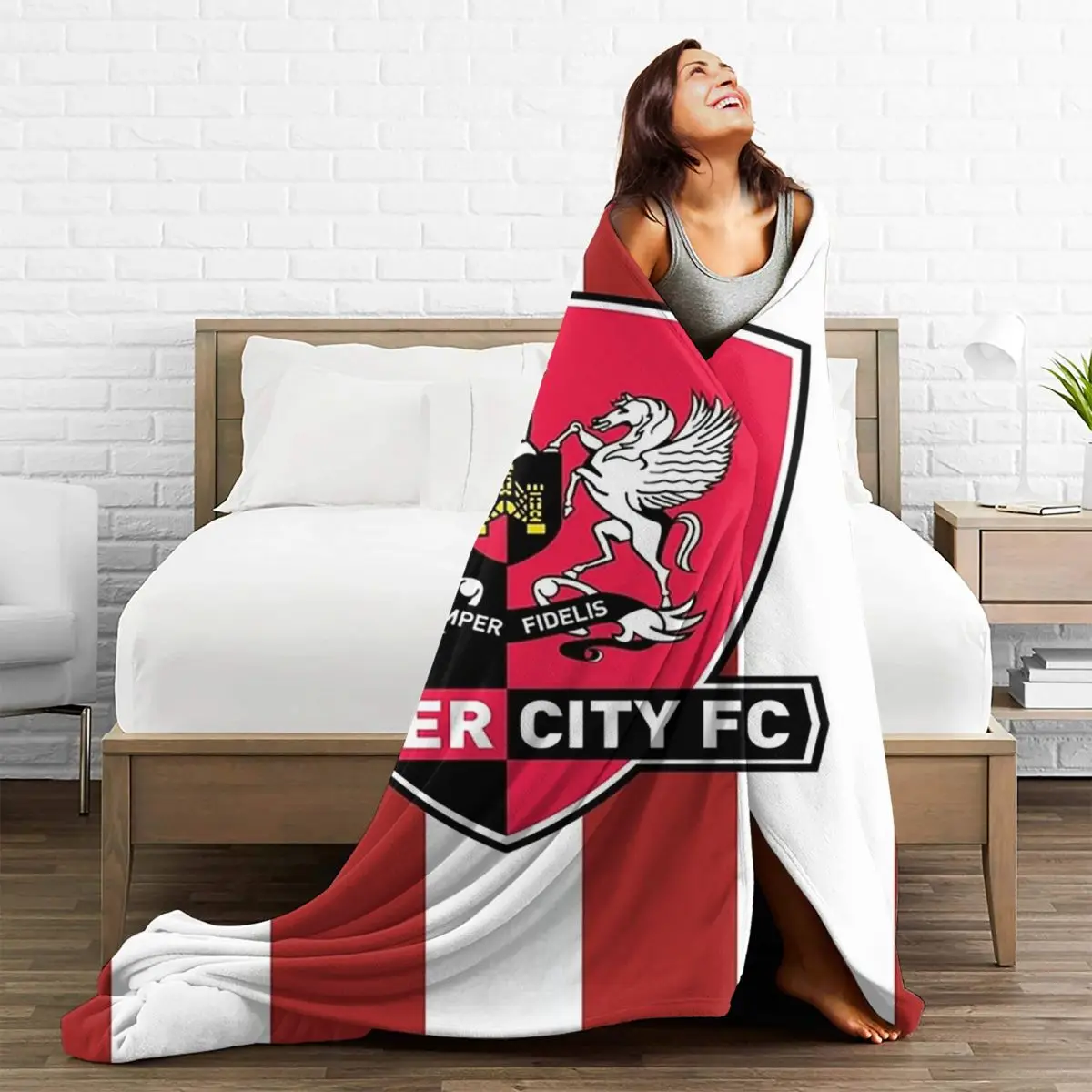 Exeter City FC Blankets Fleece Warm Throw Blankets Sofa Throw Blanket For Home Bedroom Travel Throws Bedspread Quilt 5