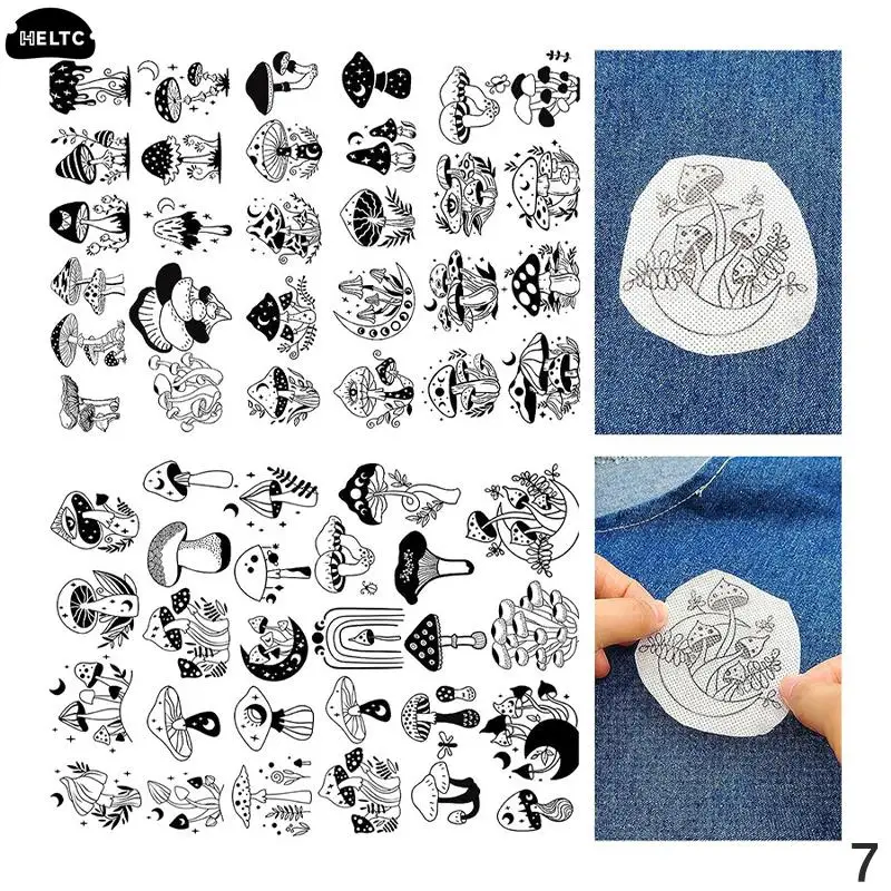 2pc Water Soluble Stabilizer Embroidery Stick And Stitch Embroidery Paper  Tear Away Embroidery Stabilizers With Flower