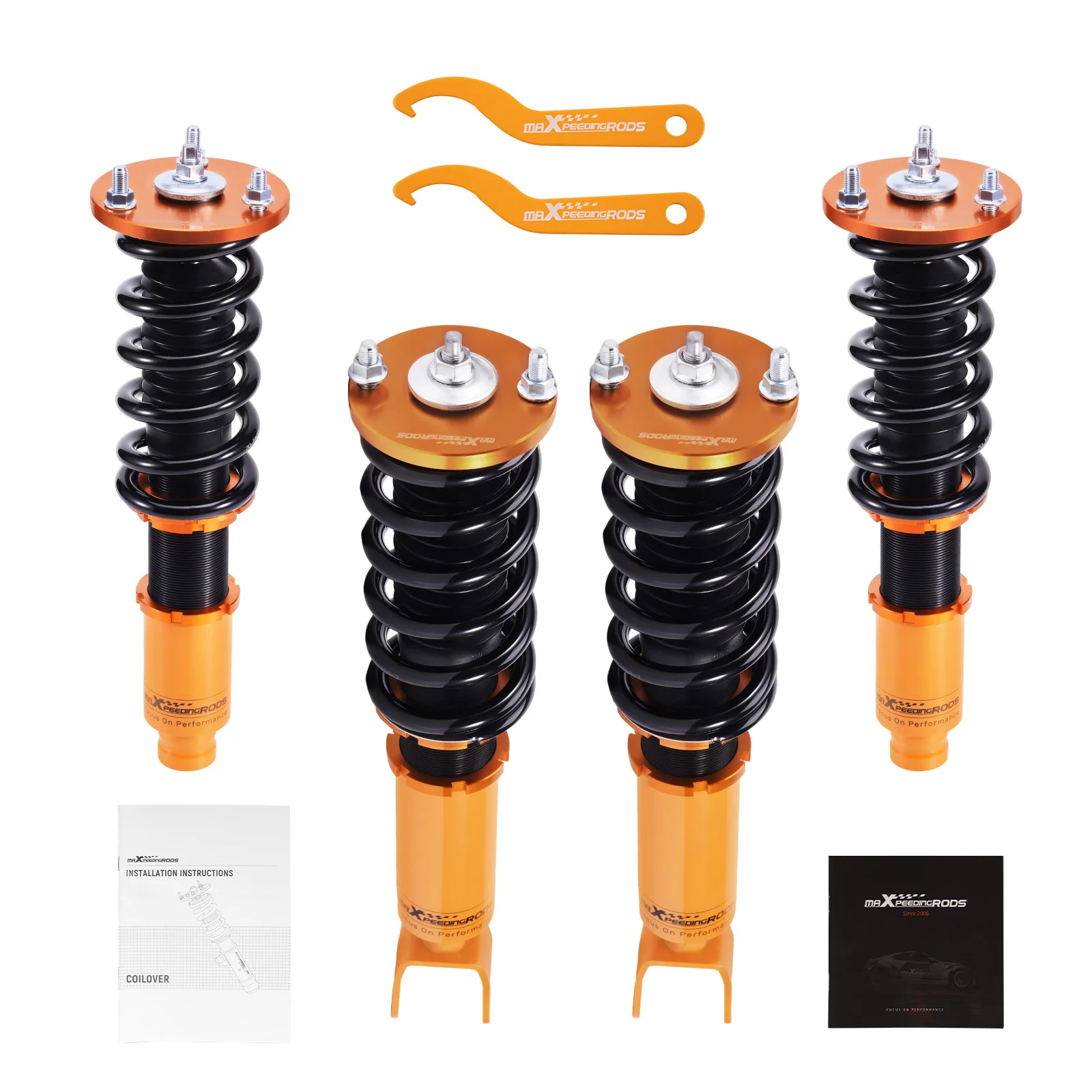 

Full Coilovers Lowering Suspension Kit for Honda ACCORD 2008-2012 Adjustable Height Coilovers Suspension Shock Strut Springs