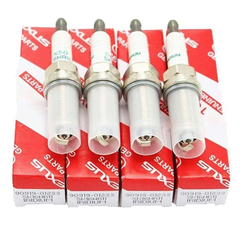 

4/6pcs 90919-01233 SK16HR11 Iridium Spark Plug for Toyota Aygo 4Runner Camry Highlander RAV4 Prado Car Plug 9091901233 3417